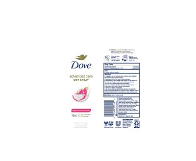 Dove Dragon Fruit Dry Spray Ap Deo (Dove Dragon Fruit Dry Spray Ap Deo)